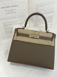 Hermes Kelly 28 大象灰銀釦 epsom G stamp 門市現貨