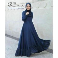 JUBAH NUSAIBAH | JUBAH MUSLIMAH | JUBAH MODEN TERKINI | NAVY BLUE