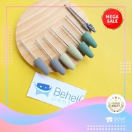 Dental Set Bur Acrylic Poles Akrilik Burs Kit Gigi palsu Fraser Stone Hijau Tiruan Denture Low Speed