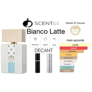 💯 Original Bianco Latte Giardini Di Toscana UNISEX - 3ml / 5ml Decant / Travel Spray Perfume