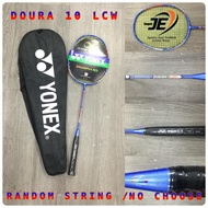 ♞Duora 10 LCW 5U G5 81grams/30lbs Yonex Single Badminton Racket Full Carbon Good For Smashing