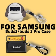 for Samsung Galaxy Buds3/buds 3 Pro Shockproof Headphone Case Cover Galaxy Buds 3 pro Shockproof Sil