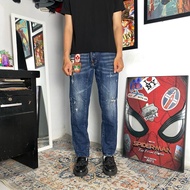 DSQUARED RIPPED DARK BLUE JEANS