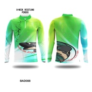 Kaos Jersey Mancing Mania Casting Toman Gabus Resleting Custom BAD088