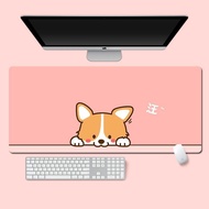 Piggy Trendy Play Mouse Pad Gaming 3mm Corgi Shiba Inu Cute Girl Office Computer Keyboard Desk Carto