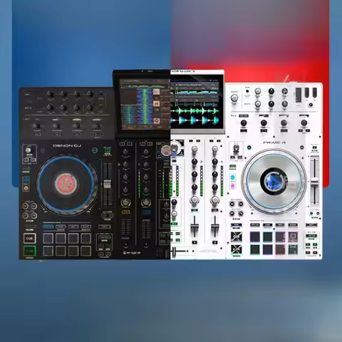 Denon/Prime4 Integrated DJ Controller Disc Film PVC Imported Protective Sticker.Just protective film