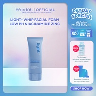 Wardah Light+ Low pH Nano Niacinamide Hyaluronic Zinc Whip Facial Foam 100 ml