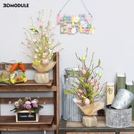 Size: The size of the Easter painted egg tree is 455cm/18 inches It can decorate any place in your h