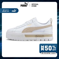 PUMA EVOLUTION - รองเท้าผ้าใบผู้หญิง Mayze Womens Sneakers สีขาว - 38198302