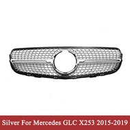 กระจังหน้าฝากระโปรงรถ Mercedes Benz Glc X253 2015-2019 Glc250 Glc300 Glc350e สไตล์ Dia ชุดตะแกรงสำหร