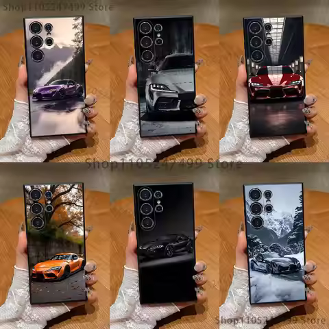 Cool Car T-ToyotaS GR S-Supra Phone Case For Samsung S 25,24,23,22,30,21,10,9,Ultra,Plus,Lite,FE,4,5
