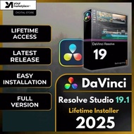 [LIFETIME] Blackmagic DaVinci Resolve Studio 19.1.3 2025 Premium Video Editor | PC | Digital Downloa