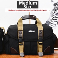 New Nikon DSLR Camera Bag D850 D7500 D810 D7100 7200 Single Shoulder Photography Bag Canvas Digital