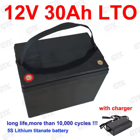 waterproof Lithium titanate 12v 30ah LTO battery pack BMS 6S for Boat RV inverter House hold electri