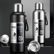 Thermos bottle, capacity 2000ml/1500ml, 316 stainless steel material keeps heat for 6-12 hours