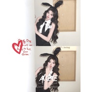 Black Rabbit Ears Lace Headband Sexy Abstinence Halloween cos Pure Desire Bunny Girl Dress Up Headba