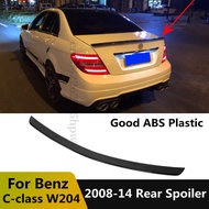 For mercedes benz C Class W204 Spoiler  For W204  C180 C200 C260 2008-2014 exclusive High Quality ABS Material Rear Wing