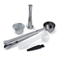 【i Cafilas】[HLB19] แคปซูลกาแฟแบบใช้ซ้ำได้ตัวกรองกาแฟสแตนเลสแบบเติมซ้ำได้เครื่องชงกาแฟเอสเพรสโซ่ Crem