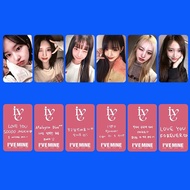 3-8pcs/set IVE ELEVEN Asia Tour FANMEETING MAGAZINE Photocards HAPA KRISTIN AMUSE DIVE INTO I'VE MIN