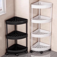 [in stock] Spice Rack Kitchen Living Room Bedroom Bathroom Narrow Gap Floor Storage Rack with Wheels
