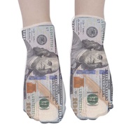 Dollar 3D Digital Printed Boat Socks