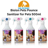 Bioion Pets Pounce Sanitizer for Pets 500ml (4 scents)