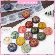 NAV Chakra Healing Silicone Epoxy Casting Molds 7 Chakra Stones Resin Molds for Yoga