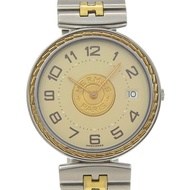 【日本直送】愛馬仕 HERMES Sèvres 手錶 不鏽鋼 石英 指針式顯示 象牙白錶盤 中性【二手】