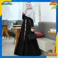 Terlaris Midi Dress Jumbo Baju Gamis Kekinian Bsju Games Wanita Buju