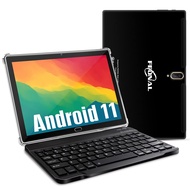 Android 13 Tablet, 2 in 1 Tablet 10.1 inch, 4G Cellular Tablet with Keyboard, Octa-Core, 64GB Storag