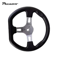 [Phenovo] 270mm Go Kart Steering Wheel Kart Parts Go-Kart Buggy Racing Cart Accessory