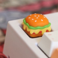 Hamburger Keycaps Cute MX Switch 3D Mechanical Resin Keycaps ESC DIY Creative Personalized Cartoon B