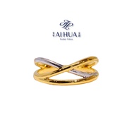 AIHUA Cincin Silang (5G) Cincin Emas 916 Ori