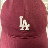 MLB LA Dodgers 深紅色棒球帽
