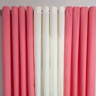 3in1 set Katrina plain ring curtain 5ft to 10ft 2.0
