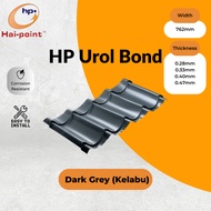 Hai Point HP Urol Bond Metal Roofing Atap Rumah Atap Zink Kilang Zink Bumbung Kilang Bumbung Rumah - Dark Grey (Kelabu)