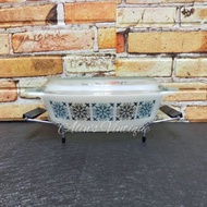 Vintage Pyrex Chelsea Oval Casserole