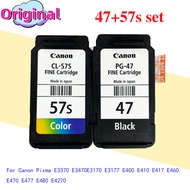 Black Color PG47 CL57s 47 57s Ink Cartridge PG-47 CL-57s for Printer Pixma E400 E410 E460 E470 E480 