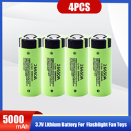 Panasonic Original 26650A 26650 3.7V 5000mAh Lithium Rechargeable battery For Flashlight Small Fan B