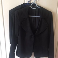 Wanko 西裝外套 褸 西裝裙 套裝 黑色
