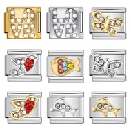 Titanium Steel DIY Italian Module Bracelet Italian Charm Bracelet