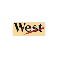 West Tobbaco Cutting Sticker 7.5x3cm