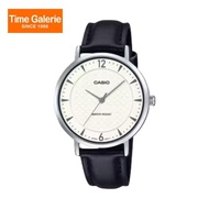 Casio General LTP-VT04L-7A2 Black Leather Band Women Watch