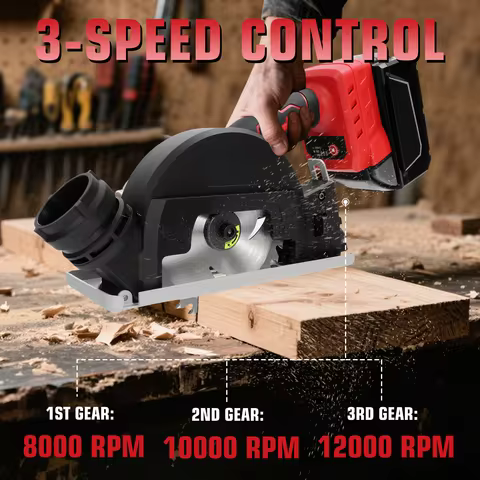 Brushless Circular Saw Electric Power Tools Handheld Woodworking Saw Wood Cutting Machine Metal Cutt