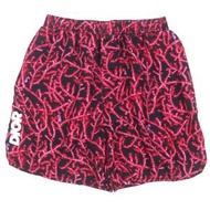 DIOR Homme 483C102B6077 100% 真絲海馬圖案印花短褲，飾有品牌標誌紐扣和紐帶門襟，粉紅色和黑色，S 碼，意大利製造，正品，男士