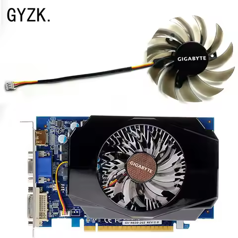 New For GIGABYTE GeForce GTX1030 N730 630 610 575 OC Graphics Card Replacement Fan PLD08010S12HH T12
