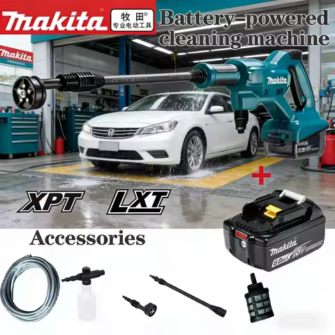 Makita DHW180 Battery High Pressure Washer 18V Cordless Portable Cleaning Device High Flow Rate Powe