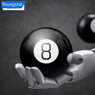 【FY】  Prophecy Ball 10cm Magic 8 Ball Prophecy Black 8 Magic Ball Magic Props New Strange Gift Toys 