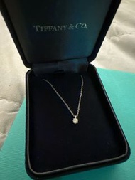 Tiffany&amp;Co.  18k金鑽石項鍊