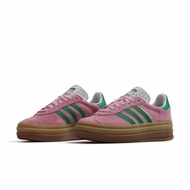 SEPATU CASUAL ADIDAS GAZELLE BOLD PINK GREEN